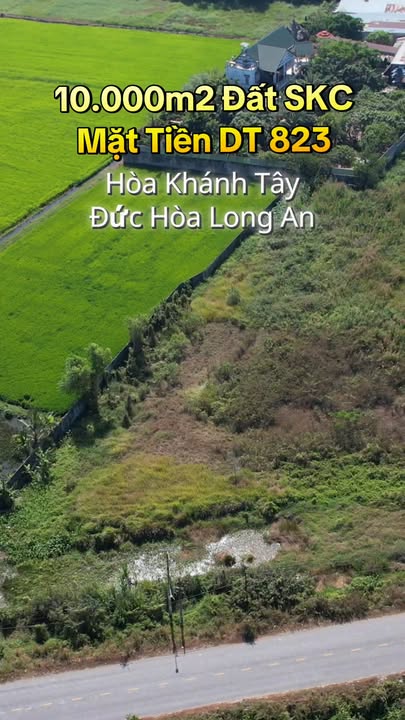 Kho xưởng mặt tiền DT 823, Hòa Khánh Tây, 10.000m² - Đầu tư lý tưởng!