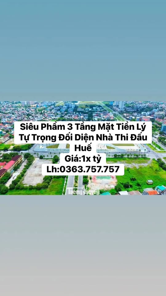 Nhà mặt tiền Lý Tự Trọng TP. Huế 140m² giá 10 tỷ - Đầu tư sinh lời ngay!