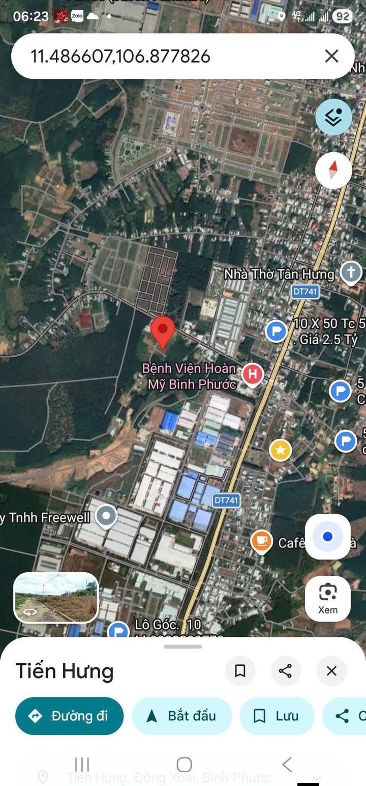 Đất nền Tiến Hưng, Đồng Xoài, 240m² giá 600 triệu - Cơ hội đầu tư tuyệt vời!