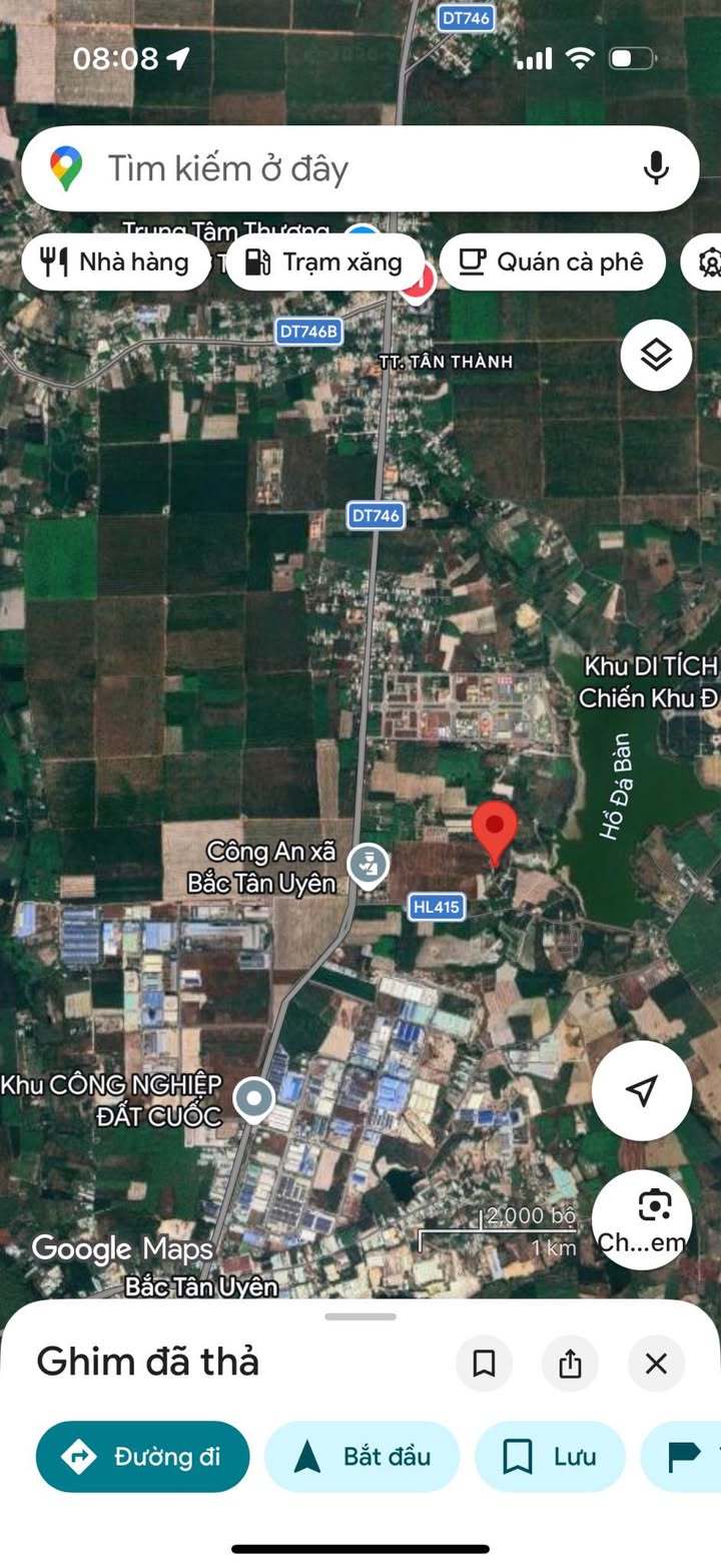 Đất nền thổ cư 420m² tại Xã Đất Cuốc, Huyện Bắc Tân Uyên - Giá chỉ 2.05 tỷ