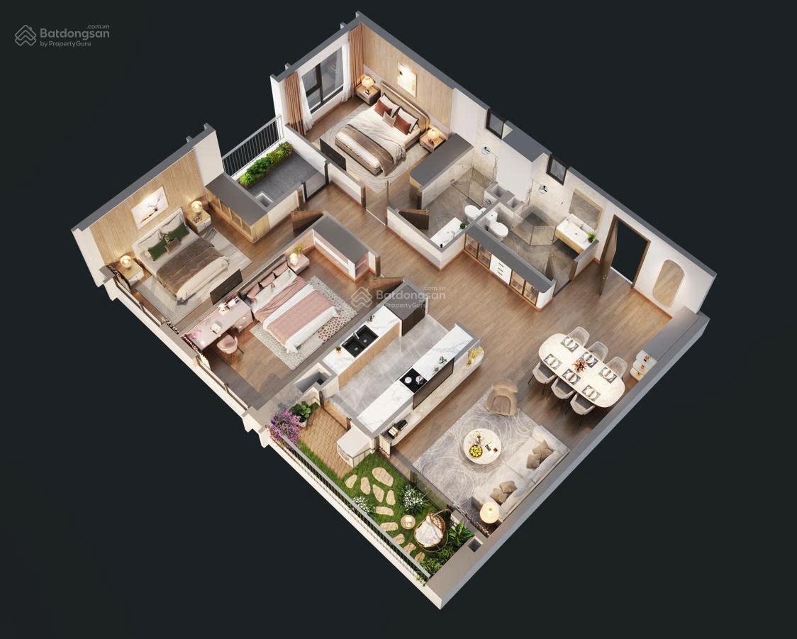 Căn hộ The Wisteria Hoài Đức 100m² giá 6.8 tỷ - Đầu tư sinh lời ngay!