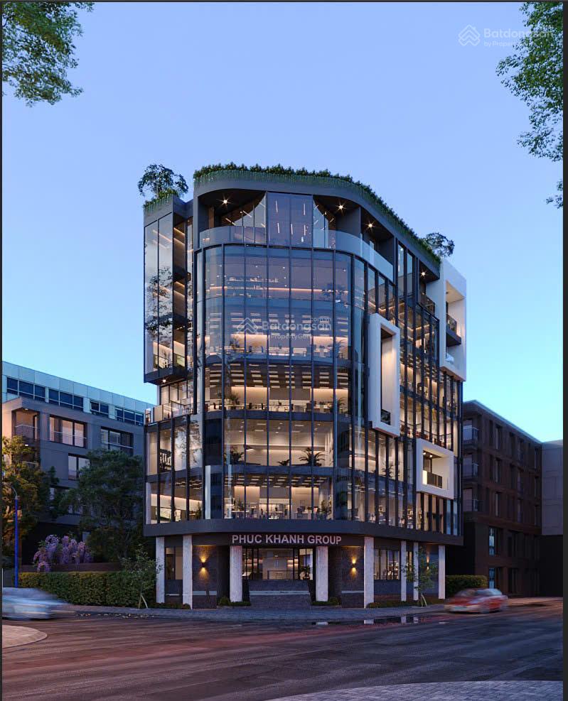 Toà văn phòng lô góc 170m² tại Phú Thượng, Tây Hồ - Kinh doanh tốt, mới 100%