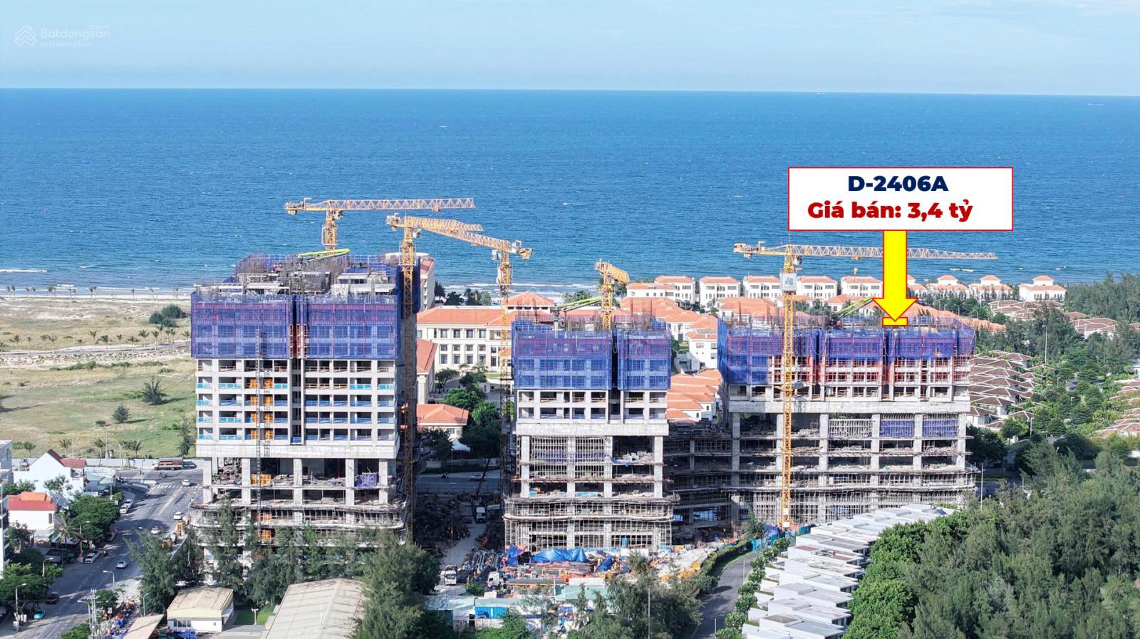 Căn hộ 1PN Newtown Diamond Đà Nẵng 34.74m² giá 3.5 tỷ - View biển đẳng cấp!