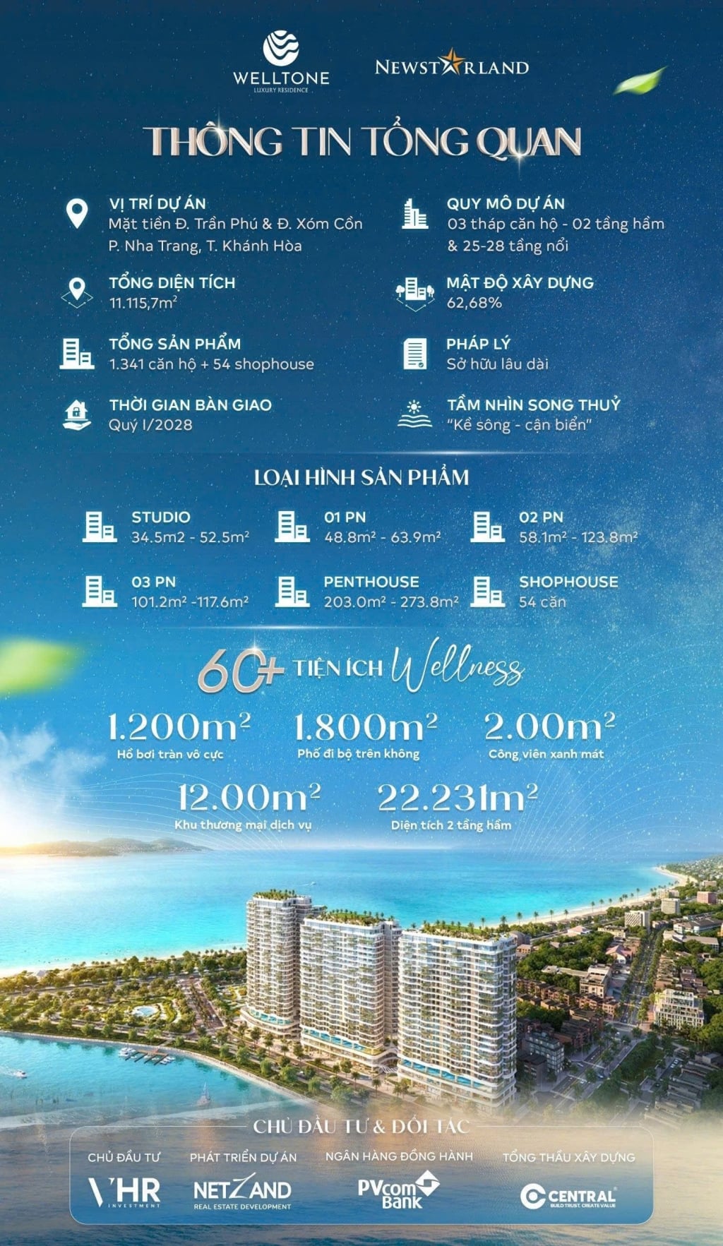 Căn hộ mặt biển Trần Phú Nha Trang 53m² giá 4.5 tỷ - Sở hữu lâu dài!