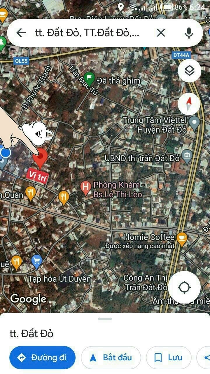 Bán lô đất thổ cư 390m² gần biển tại Đất Đỏ - Giá chỉ 1.6 tỷ!