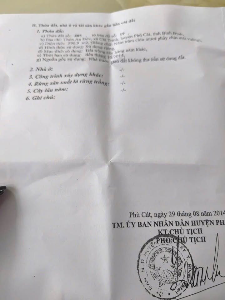 Đất vườn 600m² Cát Trinh, Phù Cát giá 99 triệu - Sổ hồng đầy đủ!