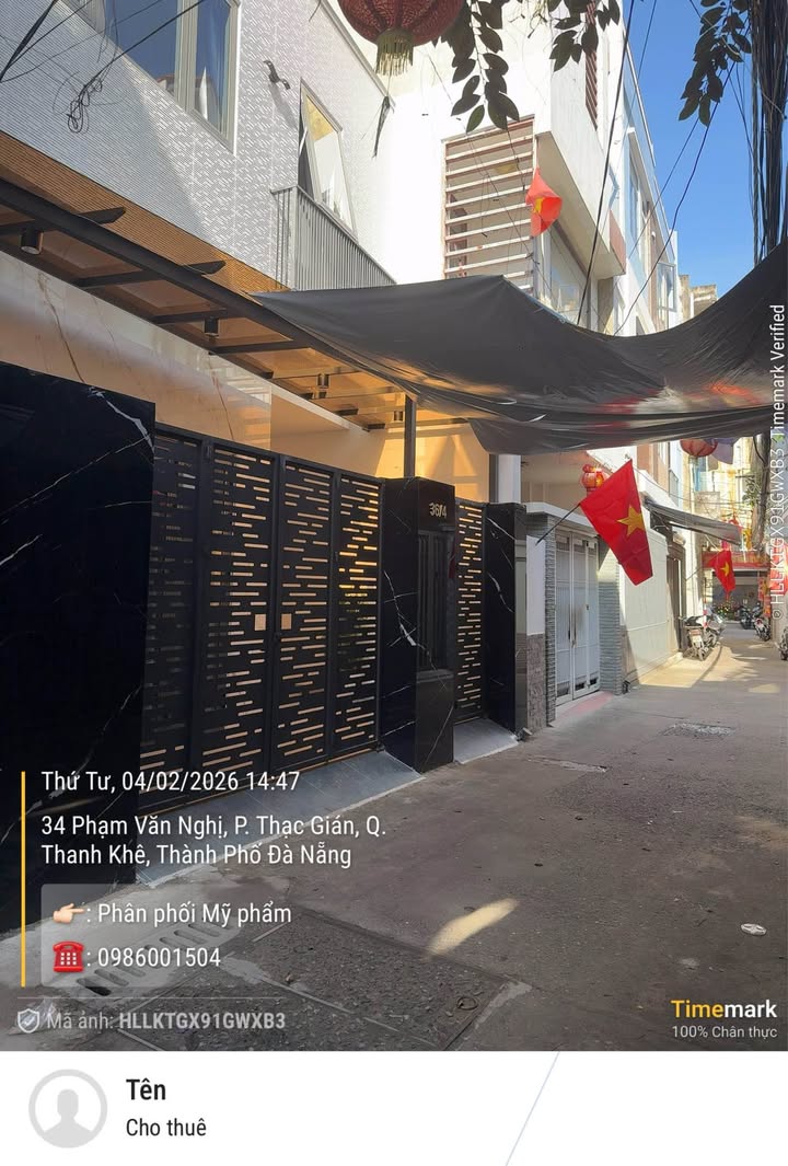 Nhà 2 tầng Phạm Văn Nghị 68m² giá 6 tỷ - Trung tâm Đà Nẵng, tiện nghi đầy đủ!