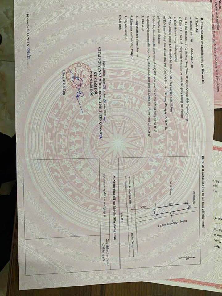 Đất nền Phường Nông Tiến, Tuyên Quang 242.5m² giá 3 tỷ - Mặt đường lớn, kinh doanh thuận lợi!