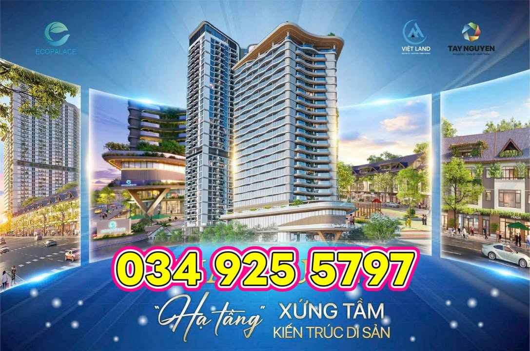 Căn hộ Eco Palace Tân Thành 42600m² - Pháp lý sổ hồng lâu dài!