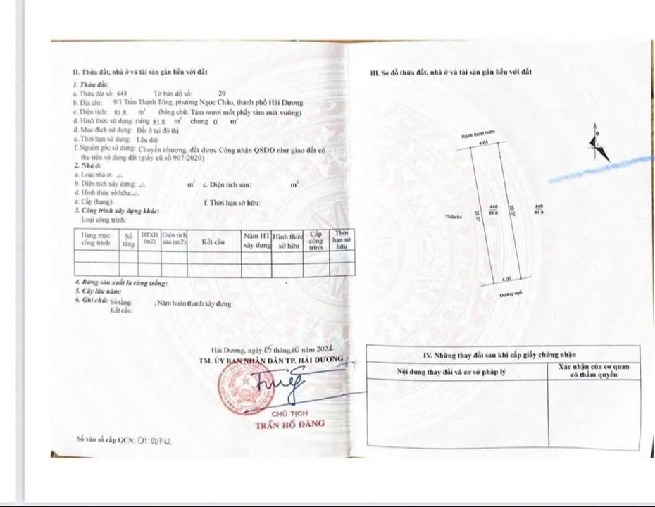 Đất nền phố Trần Thánh Tông, Ngọc Châu, 82m² - Vị trí trung tâm tiện lợi!