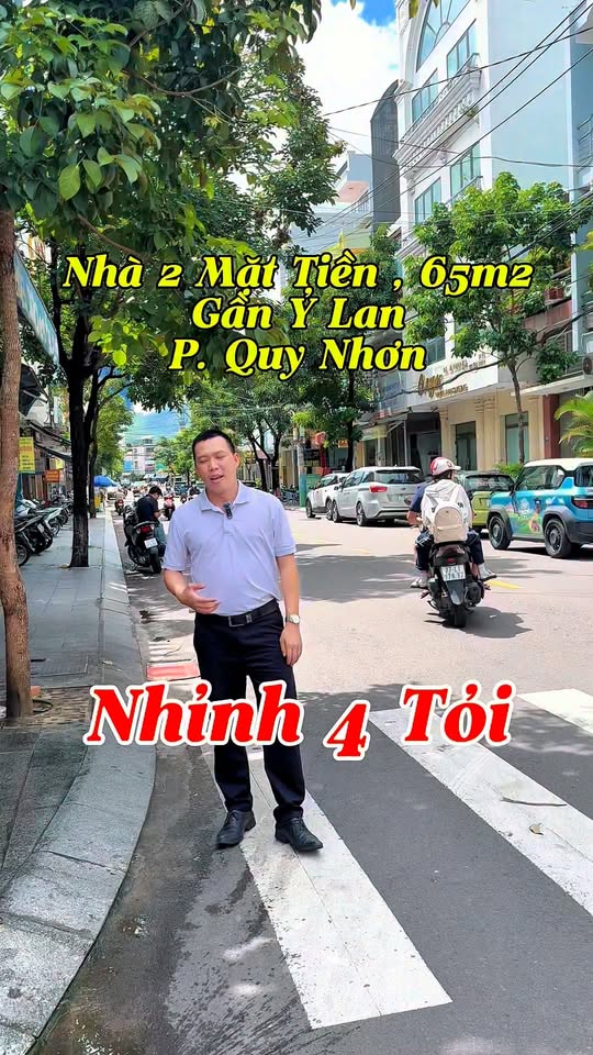 Đất Ôm Góc Mặt Tiền Trần Phú, Quy Nhơn 65m² giá 4 tỷ - Tiềm năng đầu tư vượt trội!