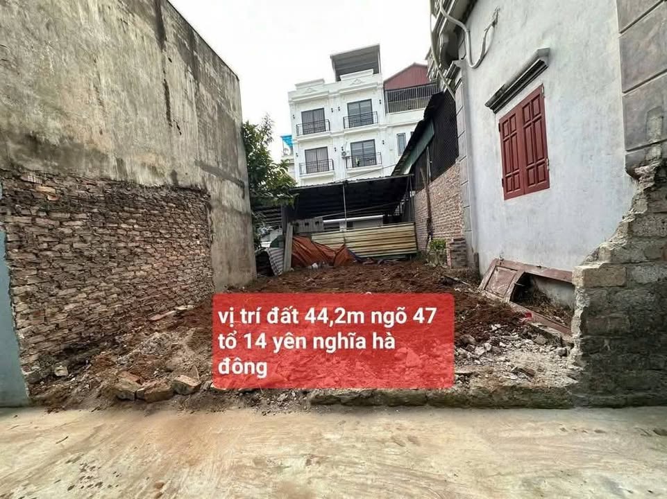 Đất nền Yên Nghĩa Hà Đông 44m² giá chỉ 2 tỷ - Cơ hội đầu tư tuyệt vời!