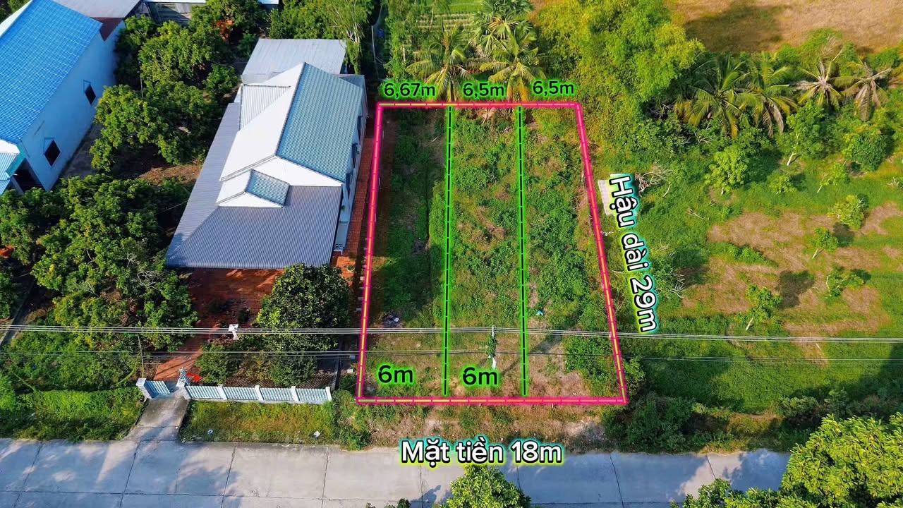 Đất nền Thới Sơn, 174m² giá 580 triệu - Sổ đỏ chính chủ, dễ xây dựng!