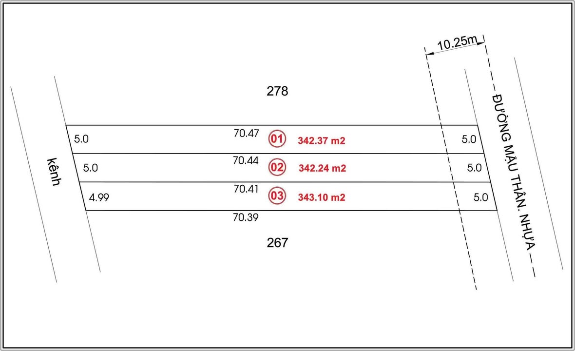 Bán mặt tiền đường Mậu Thân Trà Vinh 350m² giá 1.7 tỷ - Cơ hội đầu tư hấp dẫn!