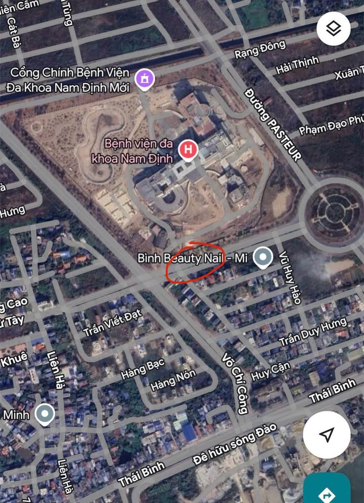 Đất nền mặt tiền đường đôi Mỹ Trung, Nam Định - Kinh doanh đắc địa 75m²