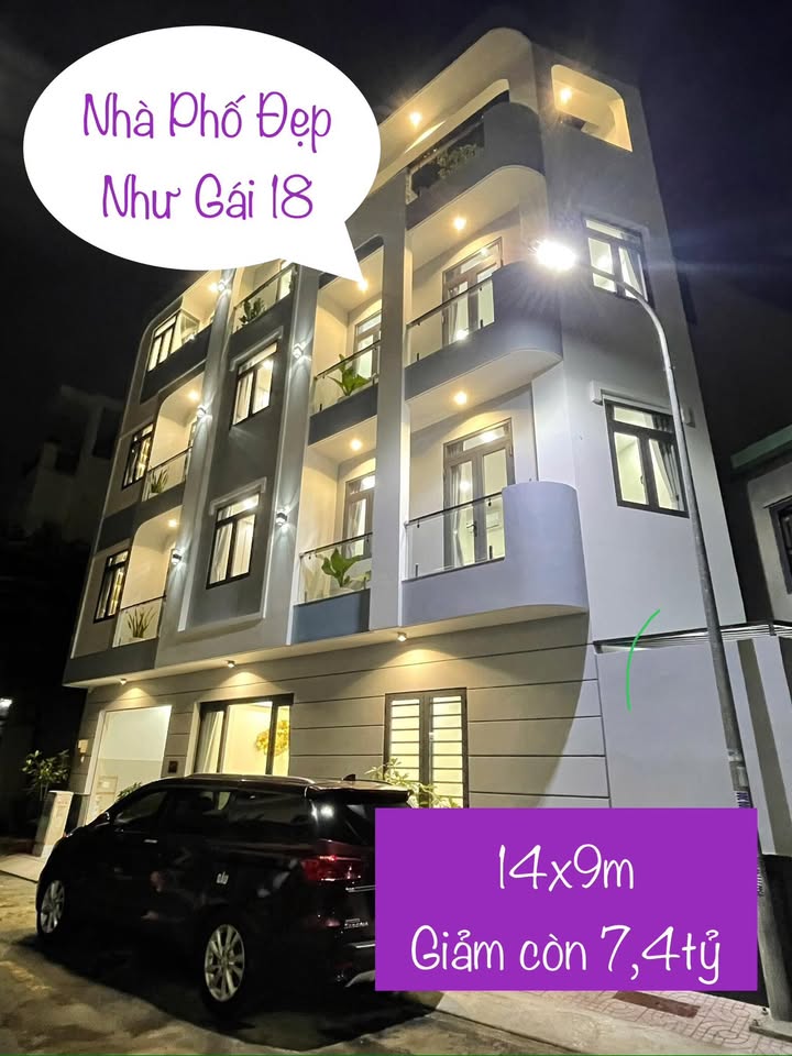 Nhà đẹp Bình Tân 126m² giá 7.4 tỷ - Thiết kế hiện đại, nội thất cao cấp!