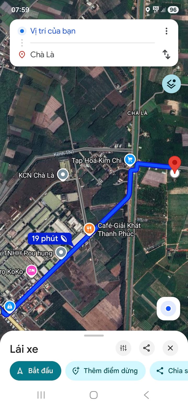 Đất nền Xã Chà Là, Huyện Dương Minh Châu 105m² giá 240 triệu - Sổ đỏ chính chủ!