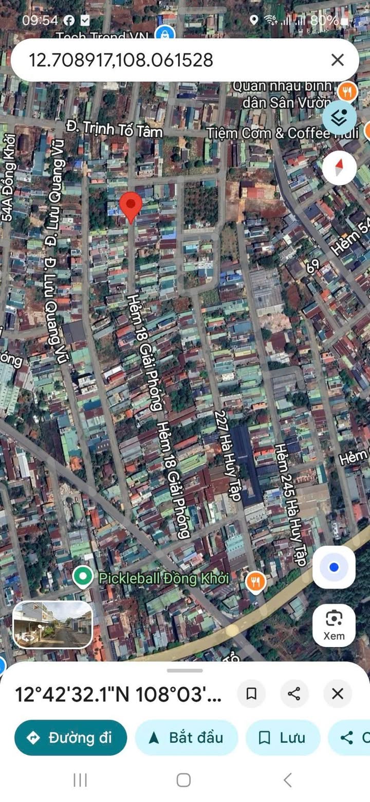 Đất thổ cư 135m² tại đường Nguyễn Đình Hoàng, Buôn Ma Thuột - Giá chỉ 4.59 tỷ