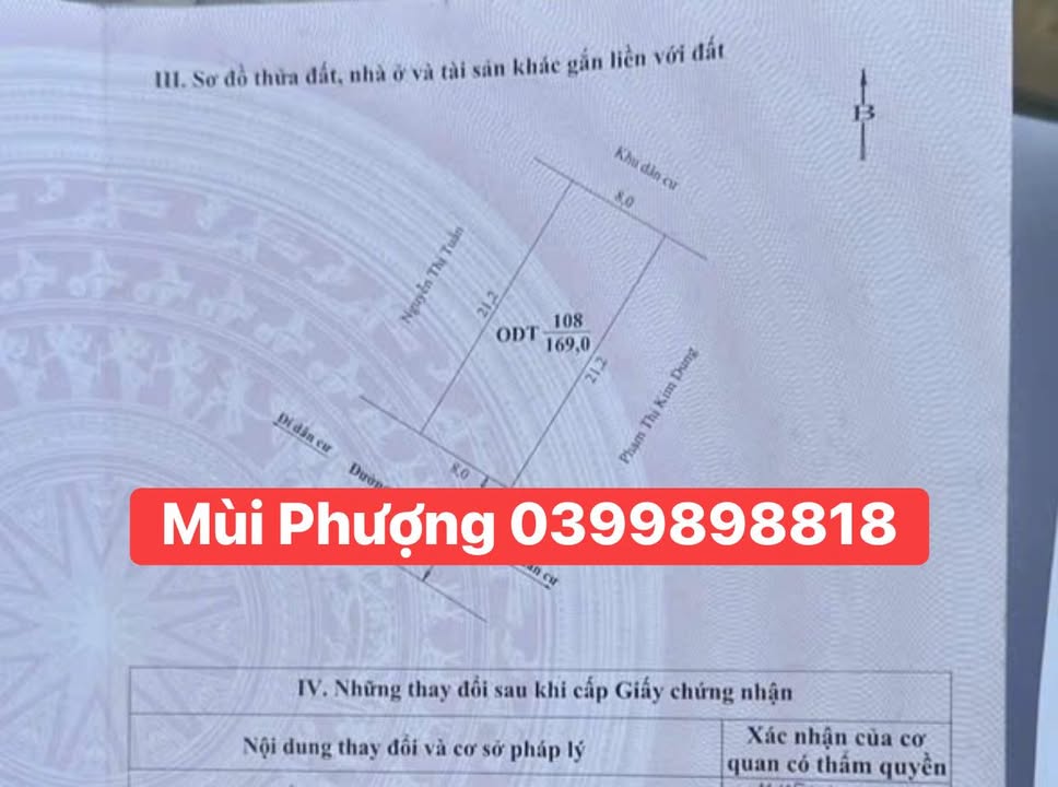 Đất nền Mộc Châu 169m² - Vị trí trung tâm, kinh doanh sầm uất - Giá tốt trước Tết!