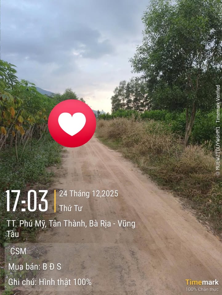 Đất nền 600m² tại Tóc Tiên, Phú Mỹ chỉ 1.05 tỷ - Đầu tư lý tưởng!