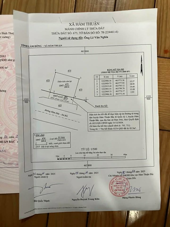 Đất nền Huyện Hàm Tân 1060m² giá 3.9 tỷ - Vị trí đắc địa kết nối nhanh!