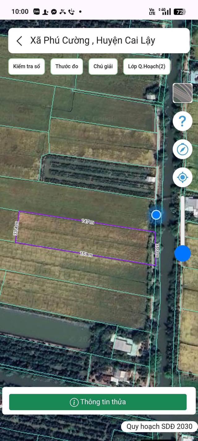 Đất mặt tiền đường Phú Cường, Cai Lậy 20.000m² giá 2.1 tỷ - Tiềm năng đầu tư lớn!