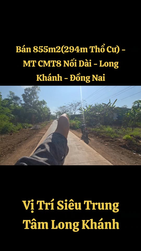 Đất nền Long Khánh 854m² giá 7 tỷ - Cơ hội đầu tư cực hiếm!