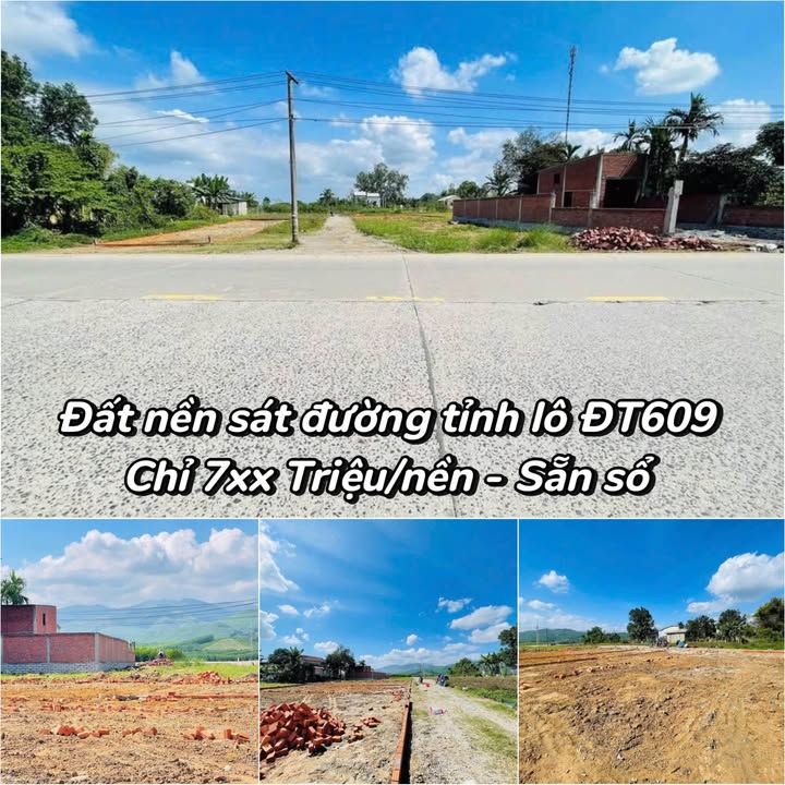 Bán 3 lô đất nền Đại Hiệp 150m² giá chỉ 7xx triệu - Sổ đỏ chính chủ!