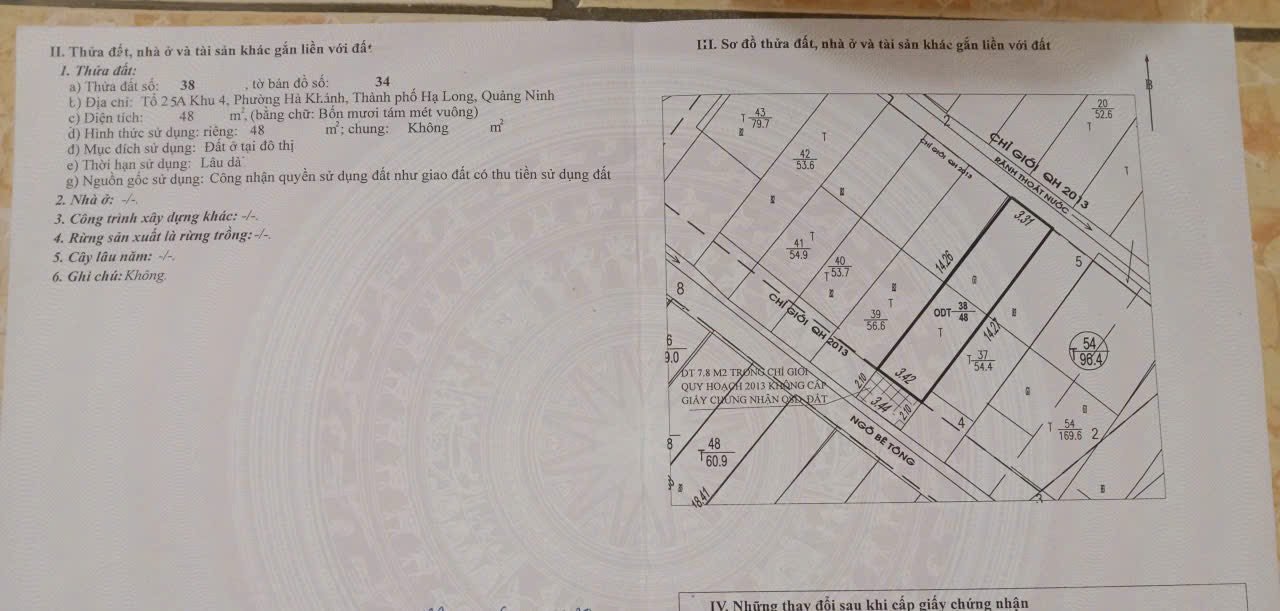 Đất nền xã Tân Dân, Hạ Long 48m² giá 1.1 tỷ - Sổ đỏ chính chủ!