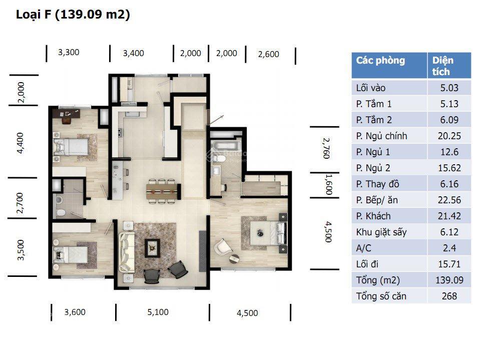 Căn hộ chung cư Hyundai Hillstate 139m² giá thỏa thuận - Thiết kế hiện đại, view công viên