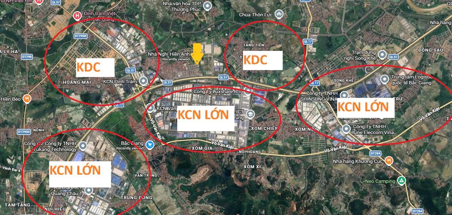 Đất nền Yên Phụ, Yên Phong, Bắc Ninh 200m² - Vị trí đắc địa gần 3 KCN lớn!