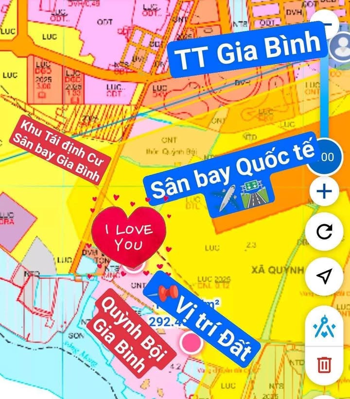 Đất nền 100,3m² tại Quỳnh Phú, Gia Bình, Bắc Ninh giá 2,1 tỷ - Vị trí đắc địa gần sân bay!