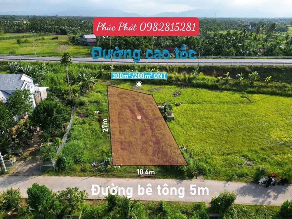 Đất nền Nghĩa Trung, Quảng Ngãi 300m² - Đường dẫn cao tốc thuận tiện