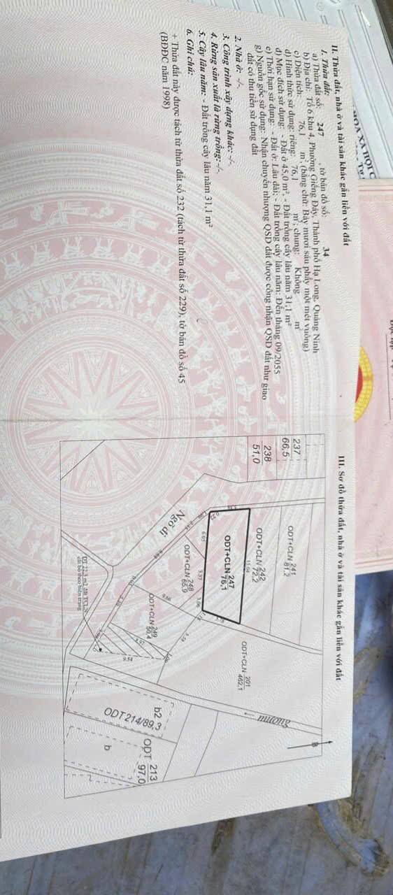 Đất nền Phường Giếng Đáy 76m² giá 900 triệu - Đường ô tô vào tận nơi!