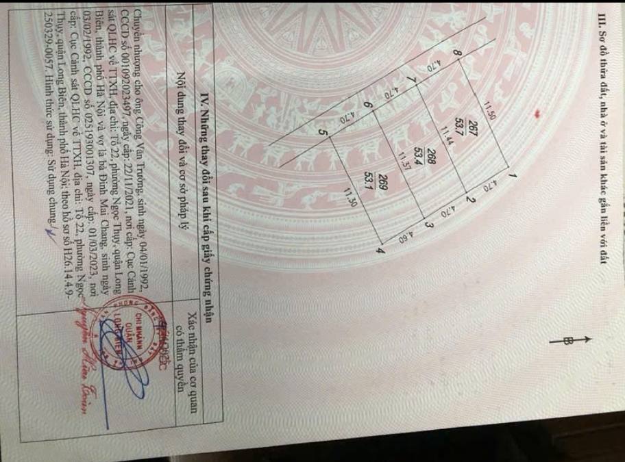 Đất nền Gia Thượng Long Biên 53.1m² giá 5 tỷ - Đầu tư sinh lời ngay!