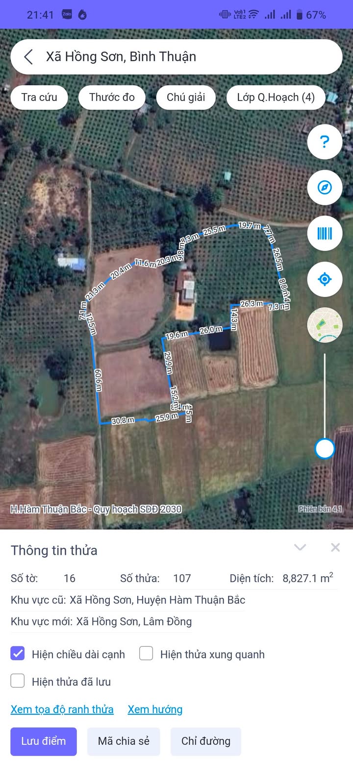 Đất nền vườn 9600m² tại xã Hồng Sơn, Hàm Thuận Bắc - Giá tốt cuối năm, chỉ từ 40% thị trường!