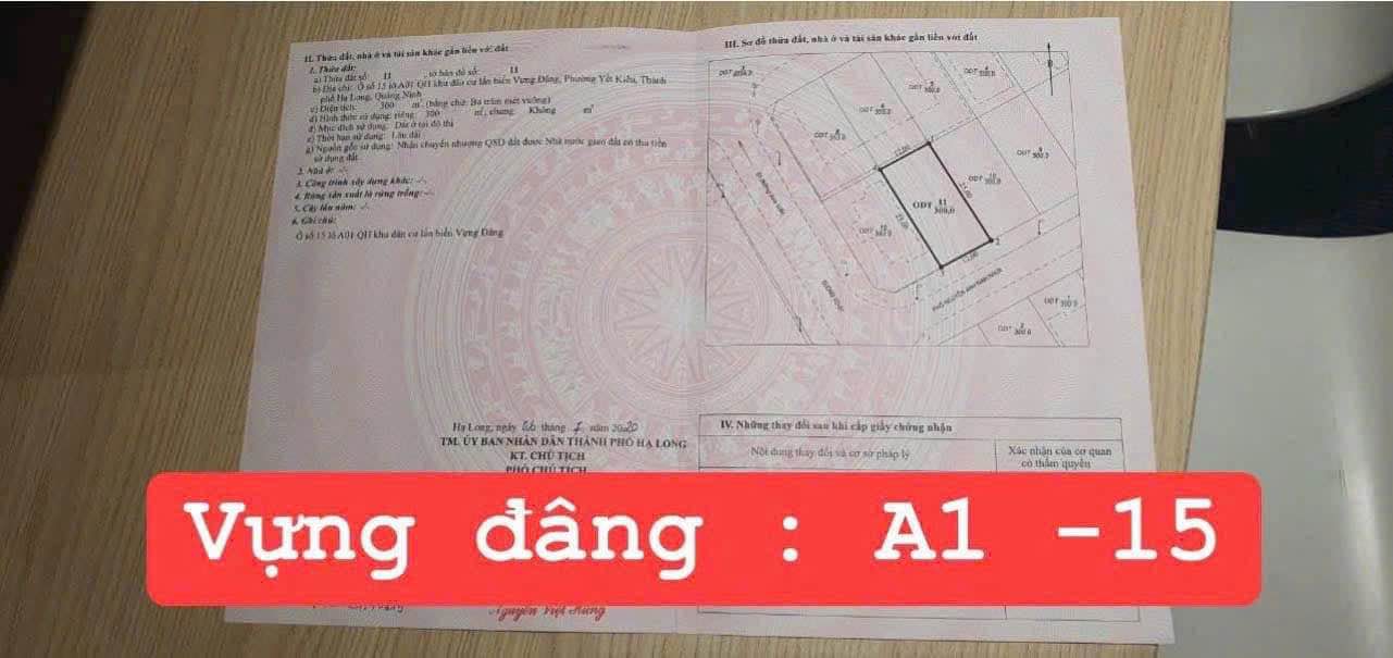 Nhà phố Vũng Đằng Hạ Long 300m² giá 18 tỷ - Cơ hội đầu tư sinh lời!