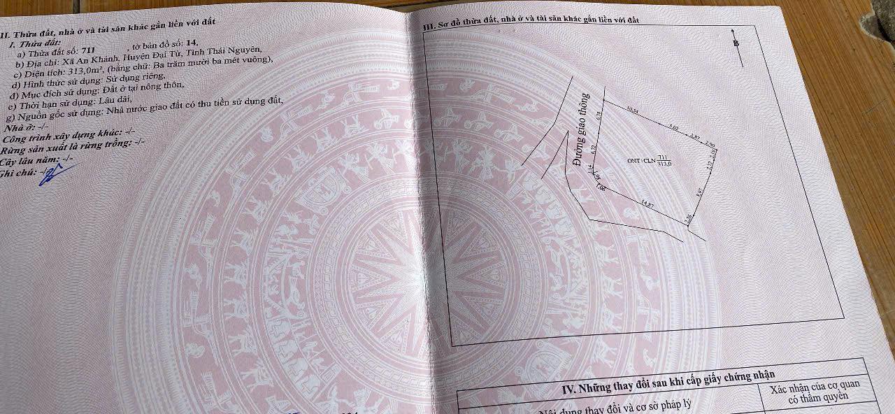 Đất nền góc 313m² phường Tân Thịnh giá 1.4 tỷ - Tiềm năng phát triển vượt trội!