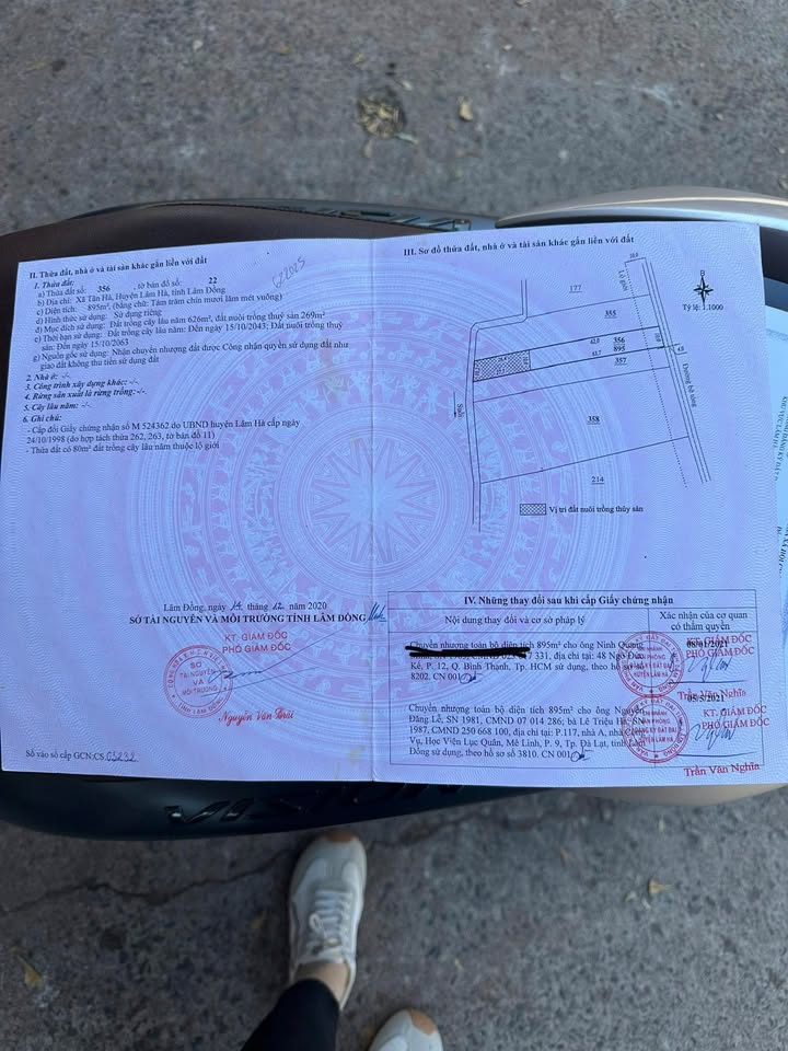 Bán Đất Vườn 895m² Xã Tân Hà, Lâm Đồng - Giá 1 Tỷ