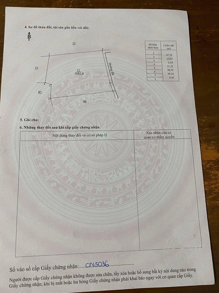 Đất Farm Lộc Khánh 1080m² giá 370 triệu - Sổ đỏ chính chủ, mặt tiền đường