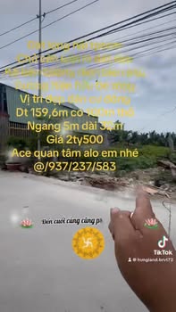 Đất nền đẹp tại Long Hải, Bà Rịa - Vũng Tàu 159.6m² giá 2.5 tỷ - Đầu tư sinh lời ngay!