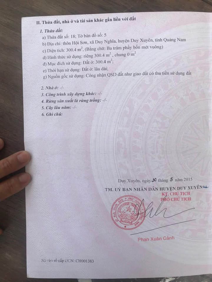 Đất nền 300m² tại khu đô thị Nam Hội An - Cơ hội đầu tư hấp dẫn!