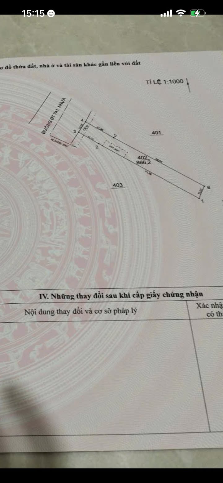 Đất nền mặt tiền DT741 Thị trấn Phước Vĩnh 840m² giá 4 tỷ - Cơ hội đầu tư hấp dẫn!