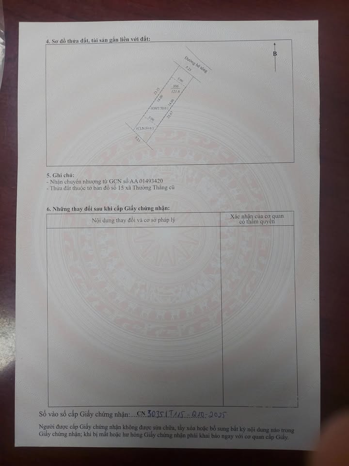 Đất nền Thái Bảo, Gia Bình, Bắc Ninh 121,6m² giá chỉ 1 tỷ - Cơ hội đầu tư tuyệt vời!