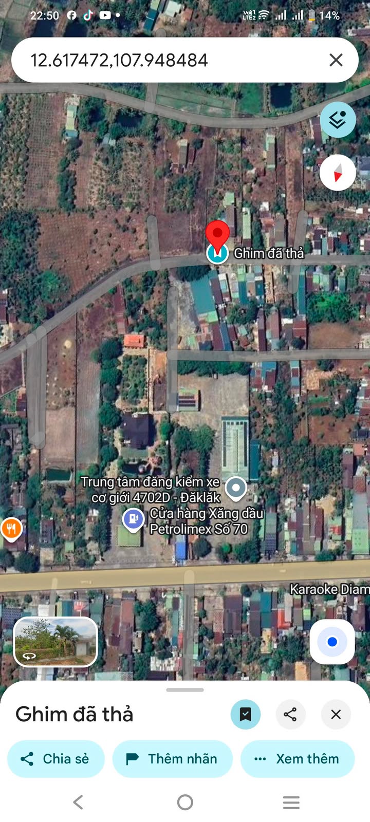 Đất thổ cư Hòa Phú 500m² giá 2 tỷ - Phong thủy cực tốt!