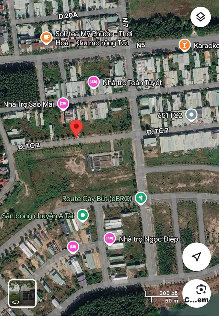 Đất thổ cư đường TC 2, Bến Cát 290m² giá 3.5 tỷ - Cơ hội đầu tư tuyệt vời!