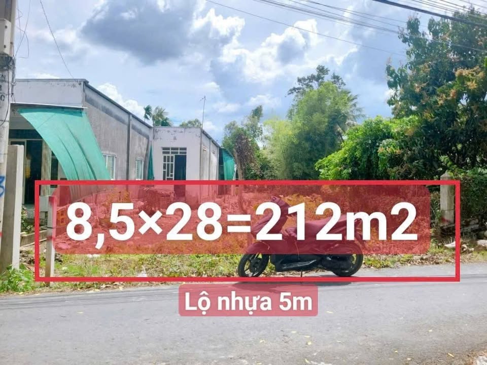 Đất nền biệt thự 212m² tại Ô Môn, Cần Thơ giá 850 triệu - Cơ hội đầu tư tuyệt vời!