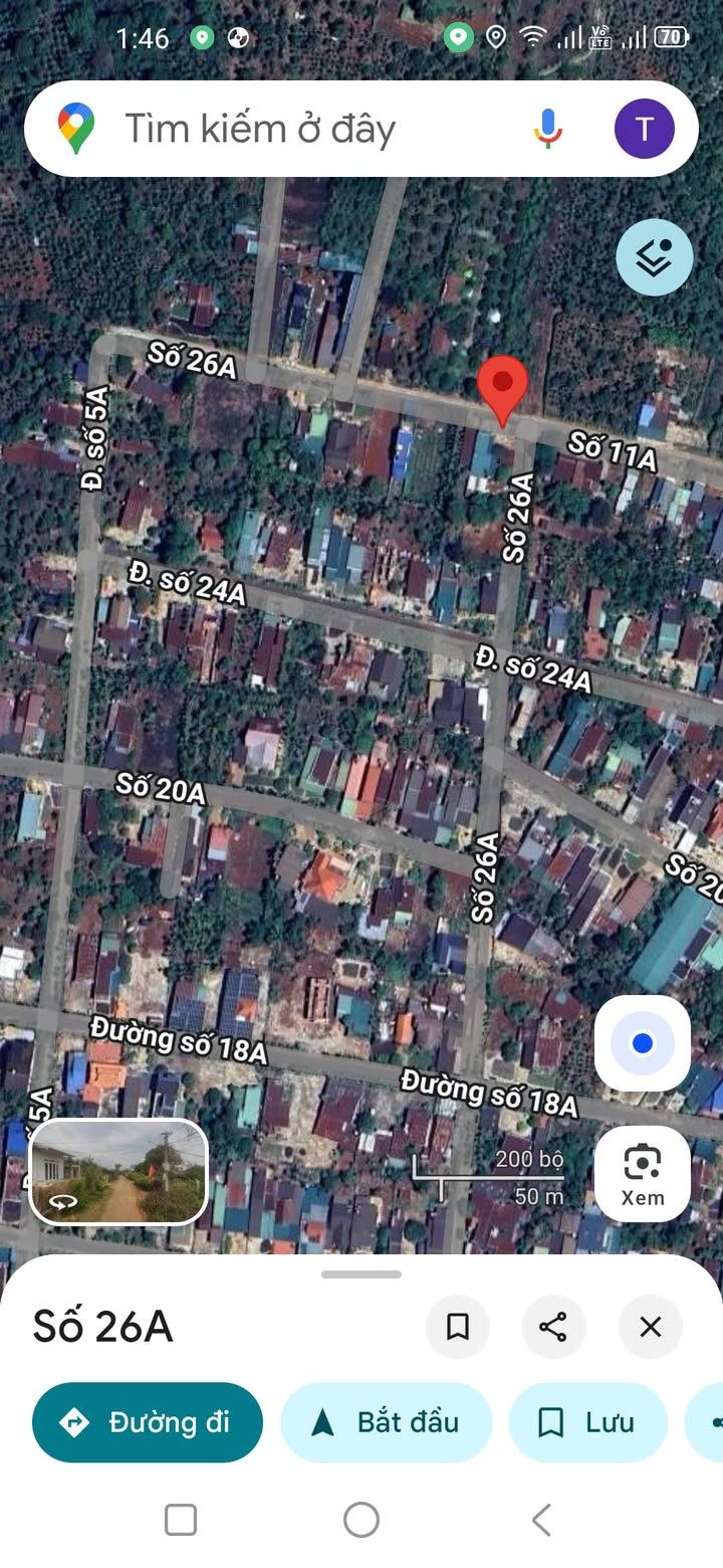 Đất thổ cư 144m² tại Đường 26A, Buôn Ma Thuột giá 1.46 tỷ - Nằm trong khu dân cư đông đúc!