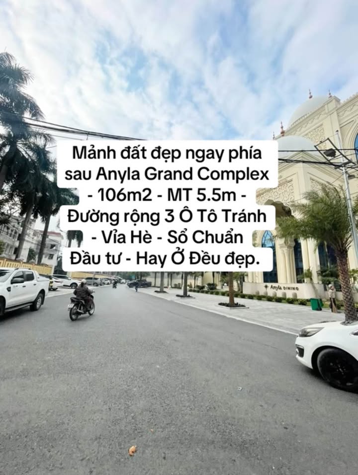 Đất nền Anyla Grand Complex Thanh Hóa 106m² giá 7 tỷ - Đầu tư sinh lời ngay!
