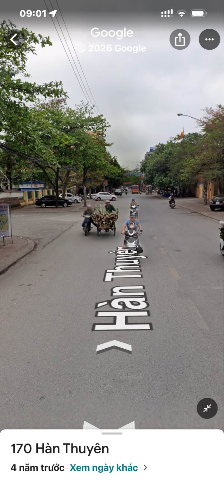 Nhà mặt đường Hàn Thuyên, Nam Định 22.8m² giá 1 tỷ - Vị trí kinh doanh lý tưởng!